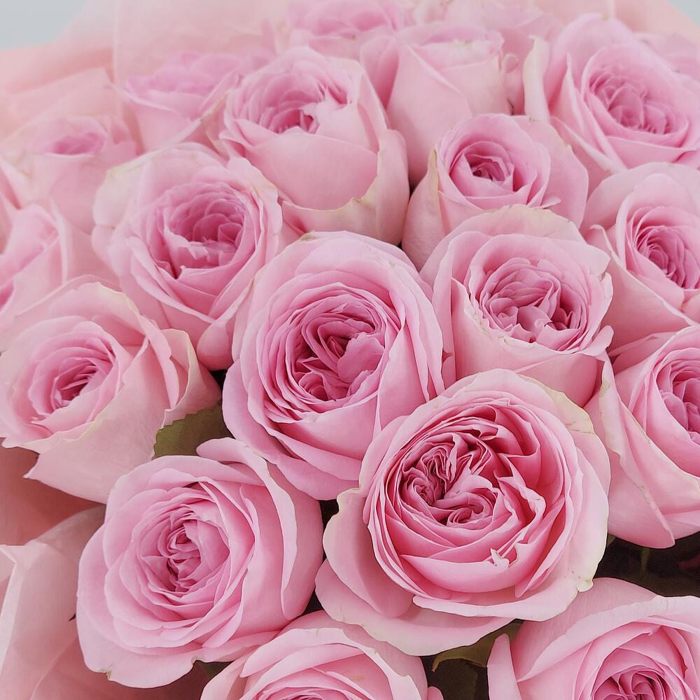Букет из нежно-розовых роз – элегантность в каждом лепестке Адыгейск Республика Адыгея