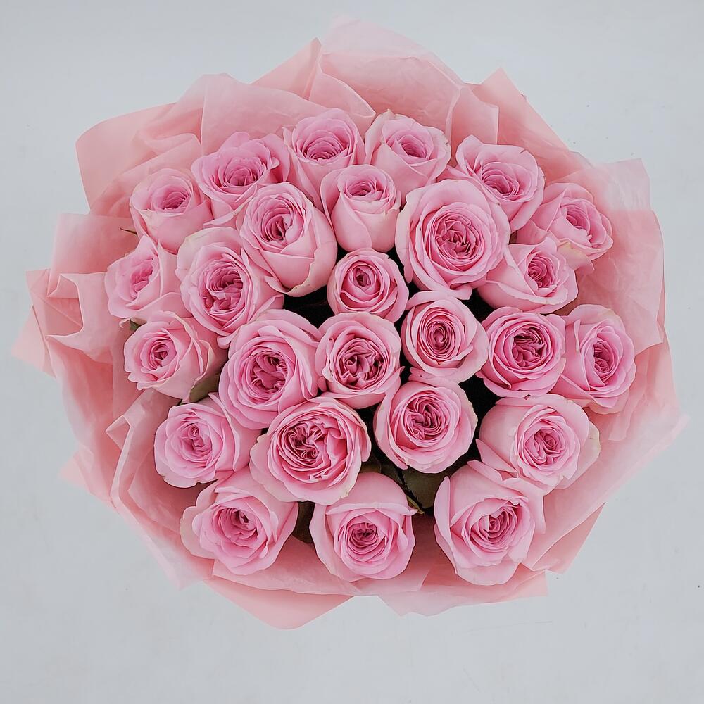 Букет из нежно-розовых роз – элегантность в каждом лепестке Адыгейск Республика Адыгея