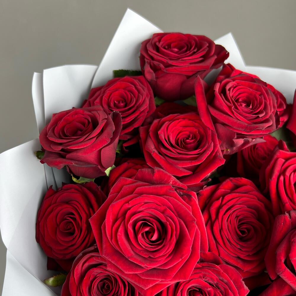 «Королевский бархат» – 25 роскошных красных роз из Эквадора  Адыгейск Республика Адыгея
